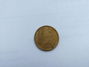 Smetoniskas 10 centu moneta 1925 metu