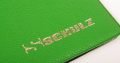 Žalias 96 monetų dėklas SCHULZ su 33mm x 33mm kišenėlėmis