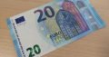 20 eur necirkuliaves apyvartoje banknotas