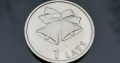 Progine vieno lato moneta 2012 su varpeliais
