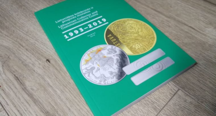 Oficialus Lietuvos banko leidinys „Lietuviškos kolekcinės ir proginės monetos 1993-2019“