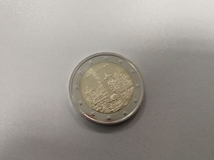 2 euru progine moneta skirta Kryziu kalnui UNC