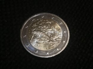 Dvieju euru moneta skirta Zuvinto biosferos rezervatui, UNC