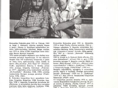 R.Požerskis, R.Rakauskas. „Žalgirio” vyrai, 1987, fotoalbumas.