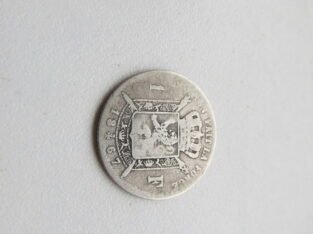 1 frankas , Belgija , 1867 sidabras
