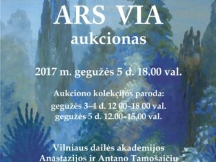ARS VIA aukciono plakatas, 2017.