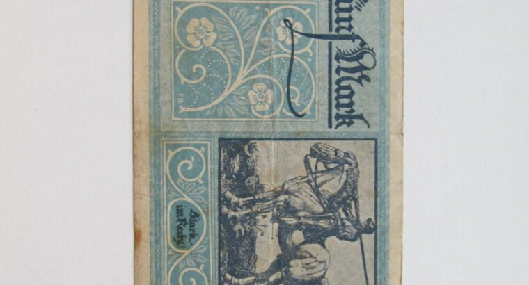 Notgeldas 5 mark , Frankfurt Vokietija , 1918