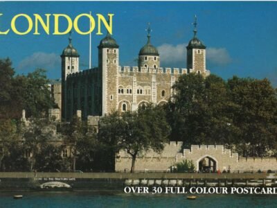 Atvirukų bloknotas su Londono vaizdais, 1993.