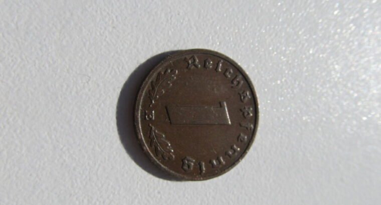 1 reichspfennig , Vokietija , 1939 E