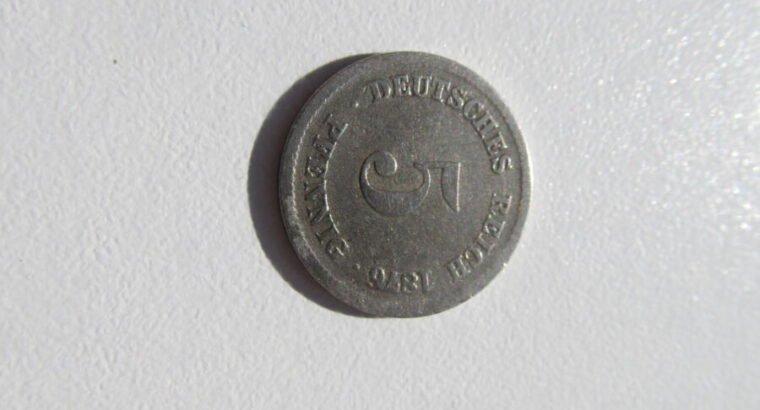 5 pfennig , Vokietija, 1876