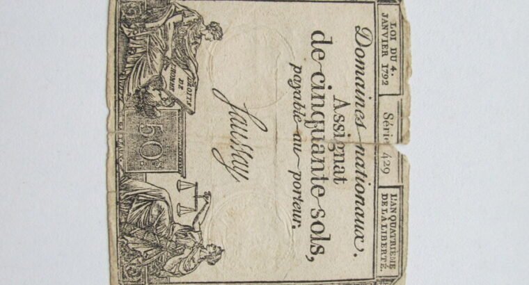 50 soliu , Prancūzija , 1792