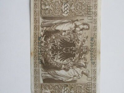1000 mark , Vokietija , 1910 žalias štampas