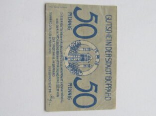 Notgeldas 50 pfennig , Boppard Vokietija ,1920