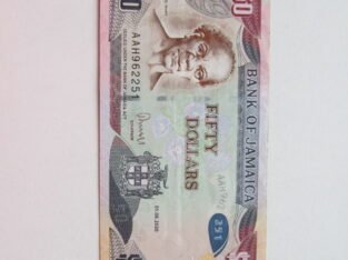 50 dollars , Jamaika , 2020