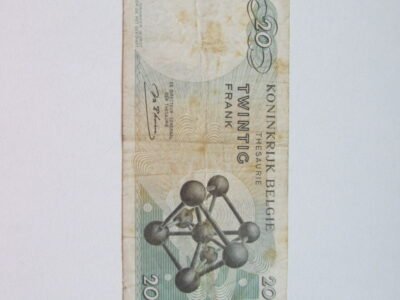 20 francs , Belgija , 1964