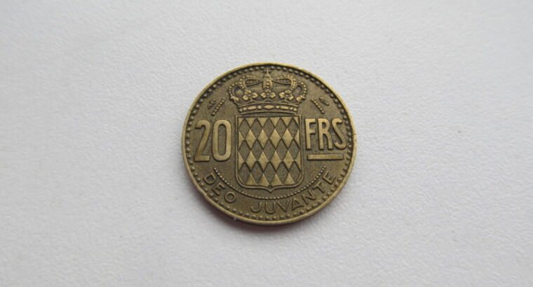 20 franku , Monakas , 1950