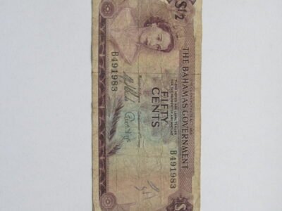 1 / 2 dolerio , Bahamai , 1965