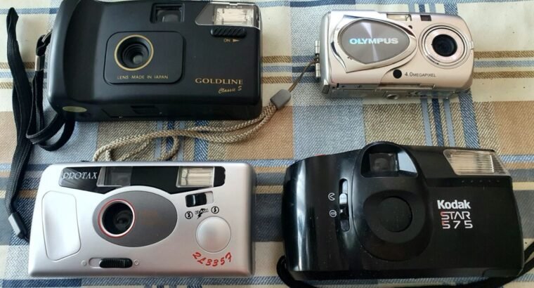 Įvairūs fotoaparatai