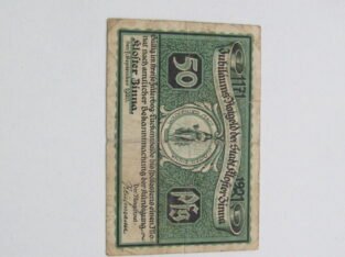 Notgeldas 50 pfennig , Kloster Vokietija ,1920