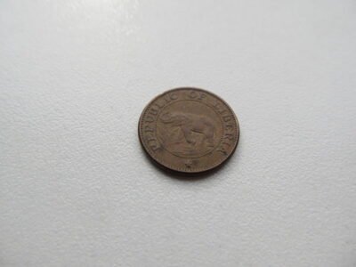 1 cent , Liberija , 1960 dramblys
