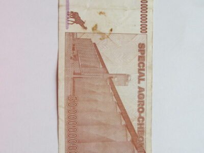50 bilijonu doleriu , Zimbabvė , 2008 .