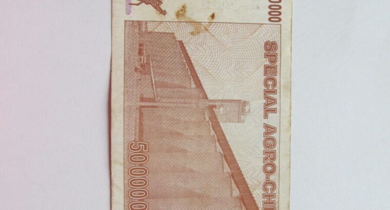 50 bilijonu doleriu , Zimbabvė , 2008 .