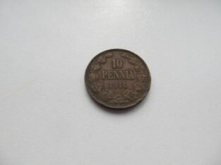 10 pennia , Rusija Suomija , 1914