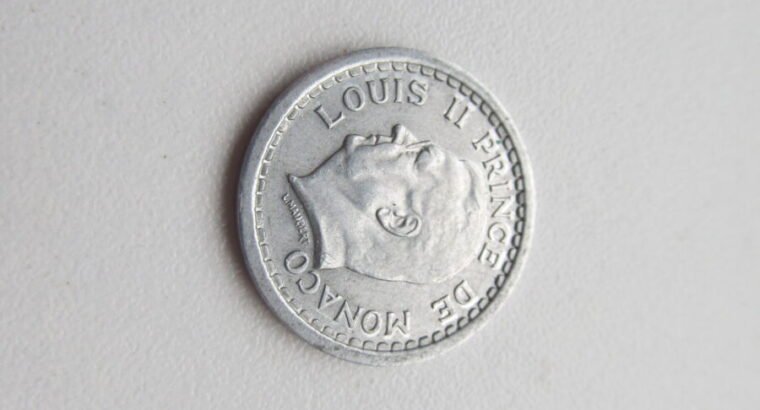 1 franc , Monakas , 1943