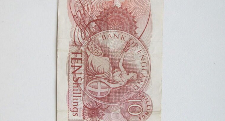 10 shillings , Anglija , 1961