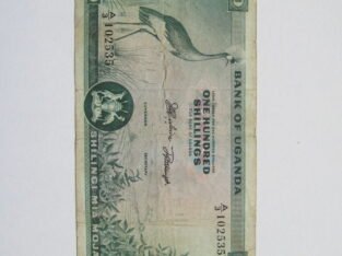 100 šilingu , Uganda , 1966