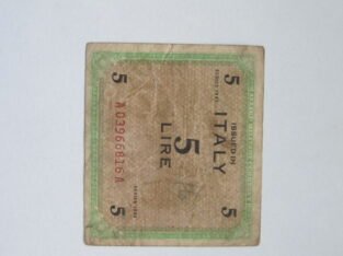 5 lire , Italija , 1943
