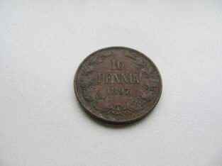 10 pennia , Rusija Suomija , 1897