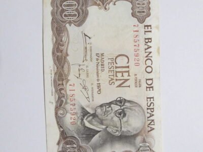 100 pesetu , Ispanija , 1970