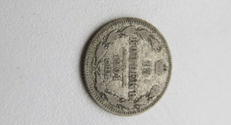15 kapeiku , Rusija , 1904 sidabras