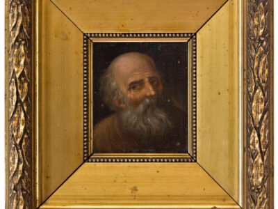 Nežinomas Vilniaus meno mokyklos (?) dailininkas. Seno vyro portretas, XIX a. pab.