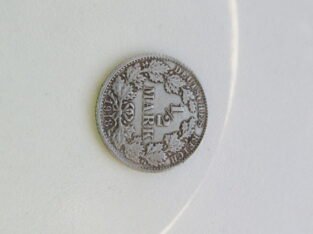 1 / 2 mark , Vokietija , 1918 F sidabras