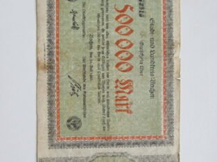 500 000 markiu , Aachen Vokietija , 1923